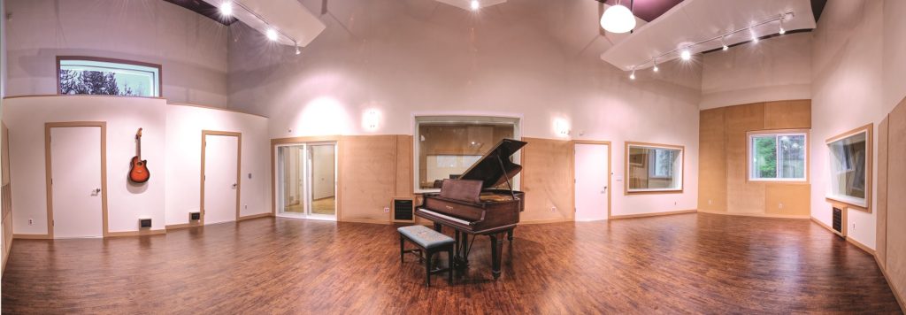 Live room with baby grand